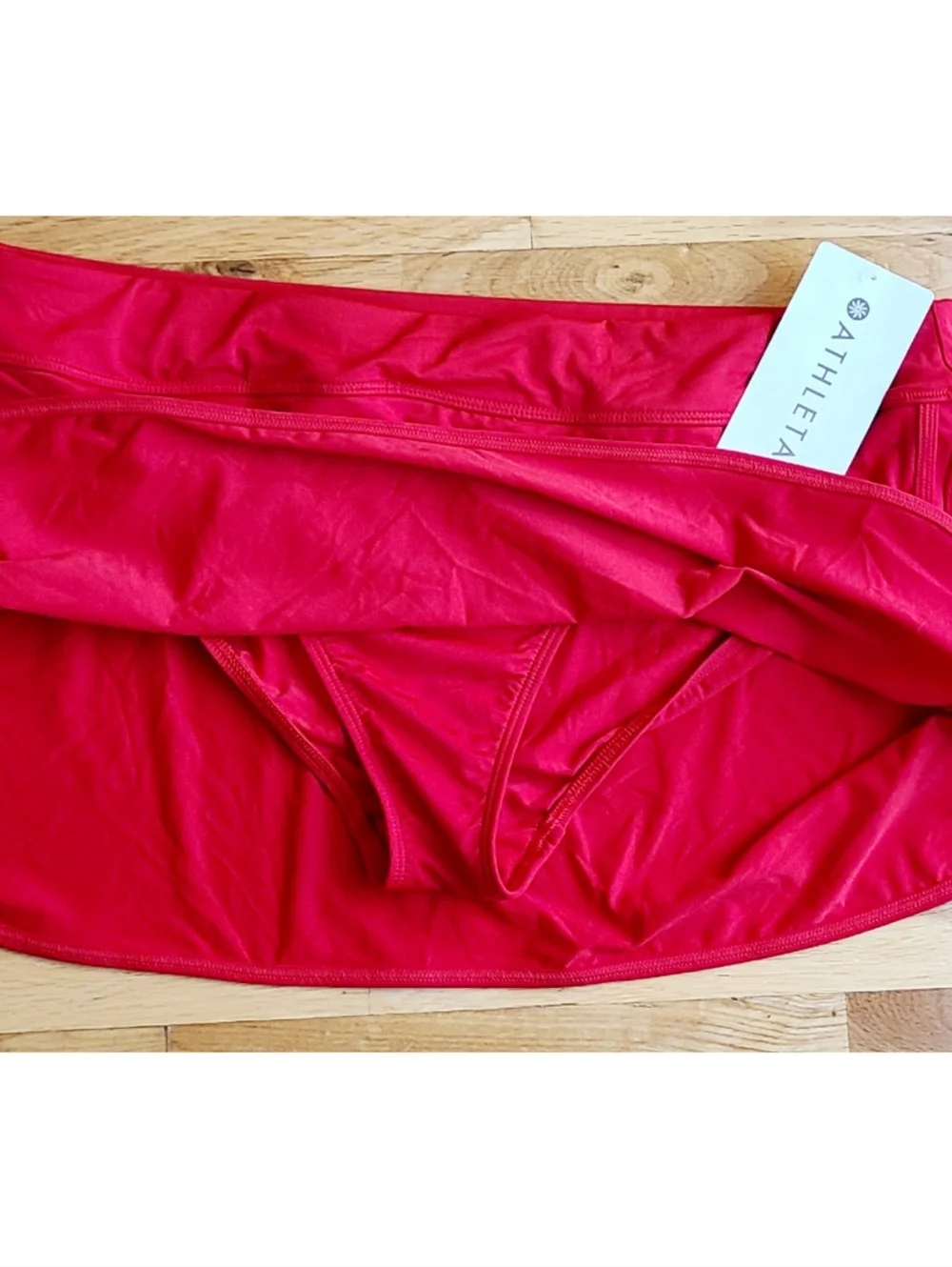Athleta Red Swim Skort - Picture 3 of 8